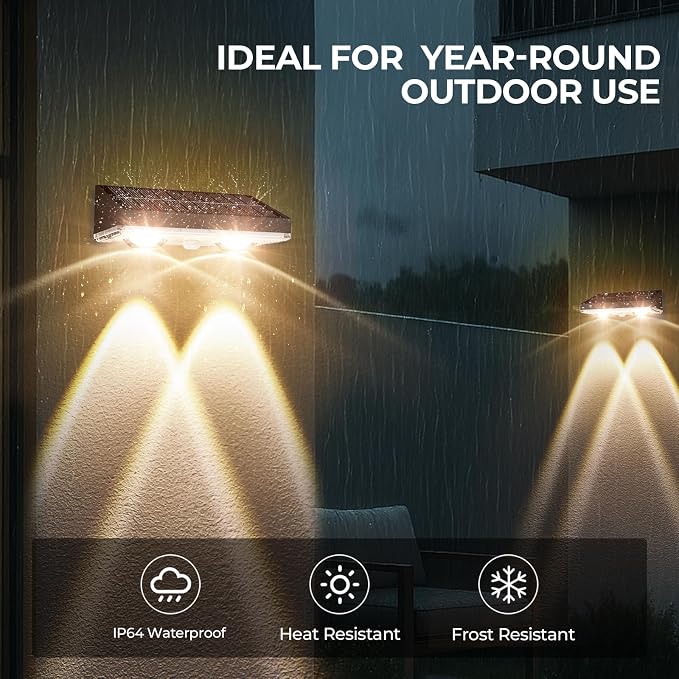 Solar Fence Lights Outdoor 8 Pack – IP65 Waterproof Wireless Solar Deck Lights - Image 6