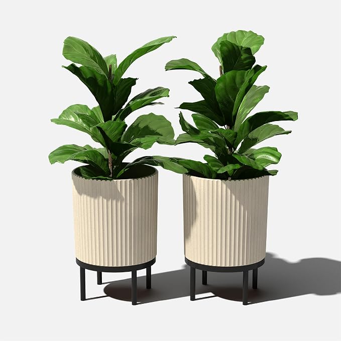 Veradek Demi Series Round Planter w/Stand - Image 9