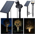 Solar Spot Lights Outdoor, Adjustable Angle Waterproof Landscape Spotlight by Varmtalys