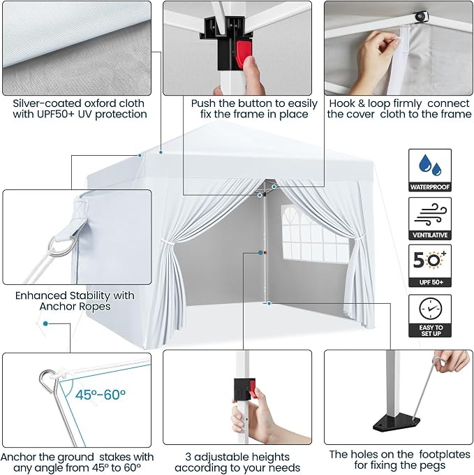Yaheetech 10x10 Pop Up Canopy - Image 4