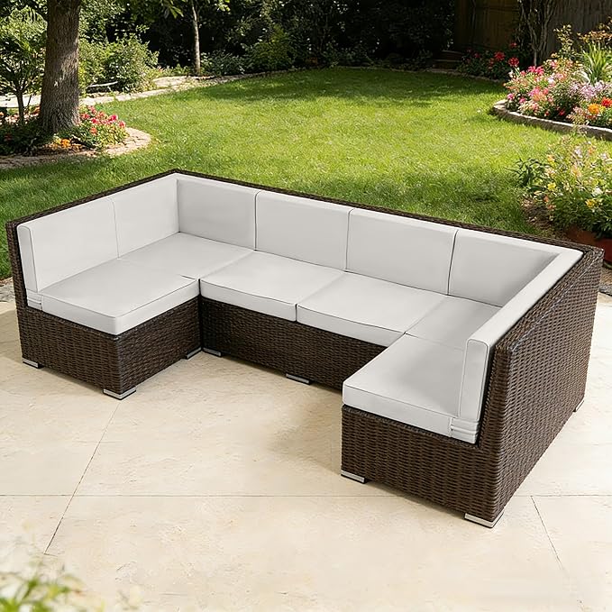 Outdoor Replacement Cushions for Patio Furniture, Splash-Resistant and - Image 6