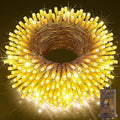 KNONEW 403ft 1000 LED Christmas String Lights Outdoor 8 Modes & Timer Fairy by KNONEW