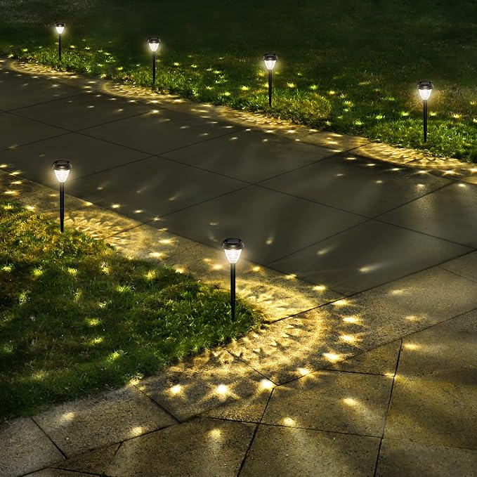 Super Bright Solar Lights Outdoor Waterproof-10 Pack, Dusk to Dawn Up to 12 Hrs by URAGO