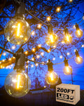 Outdoor String Lights, 200FT Patio Lights by Zuske