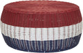 Household Essentials Handwoven Resin Ottoman Table by HouseholdEssentials