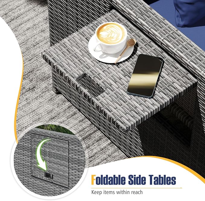 RELAX4LIFE Wicker Patio Outdoor Daybed - Image 6