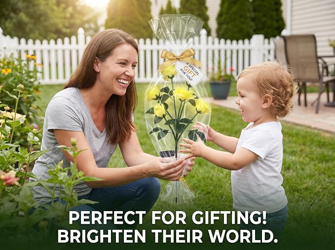 Solar Rose Lights Outdoor, 2 Pack Waterproof Color Changing LED Flower Lights - Image 9