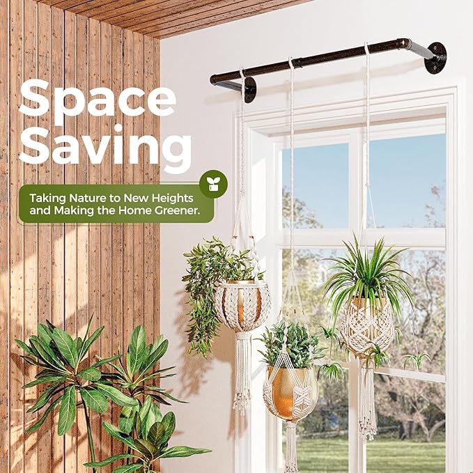 Bamworld Hanging Planters for Indoor Plants Plant Hanger Indoor Hanging Plants - Image 2