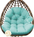 Egg Chair Cushion Replacement, Waterproof Outdoor Hanging Egg Chair Cushion by Tycdiose
