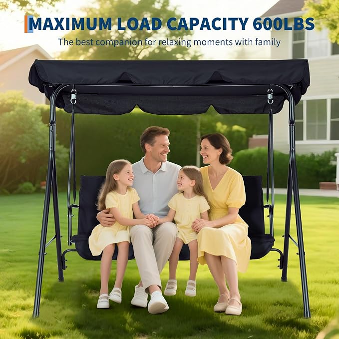 GarveeLife Outdoor Porch Swing Chair - Image 2