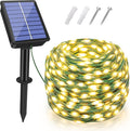 Solar String Lights 120LED 40FT, IP67 Waterproof Solar Lights by BrightChristmasLighting