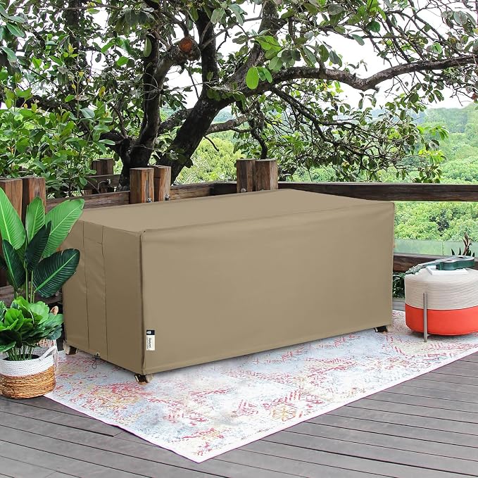 Patio Deck Box Cover, 63x30 Inch Fire Pit Covers - Image 7