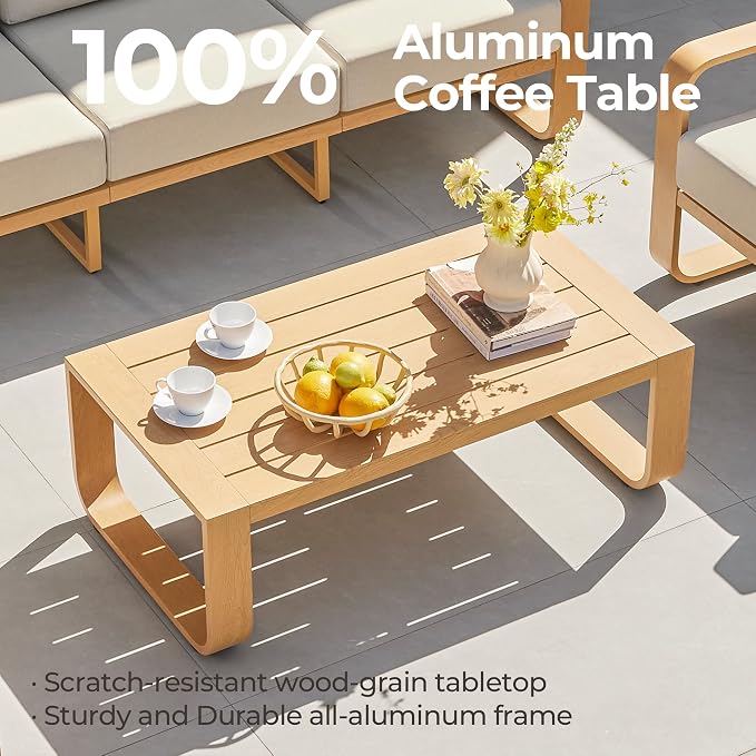 CHITA Outdoor Furniture Set 4 Piece, 5-Seats Patio Conversation Set - Image 8