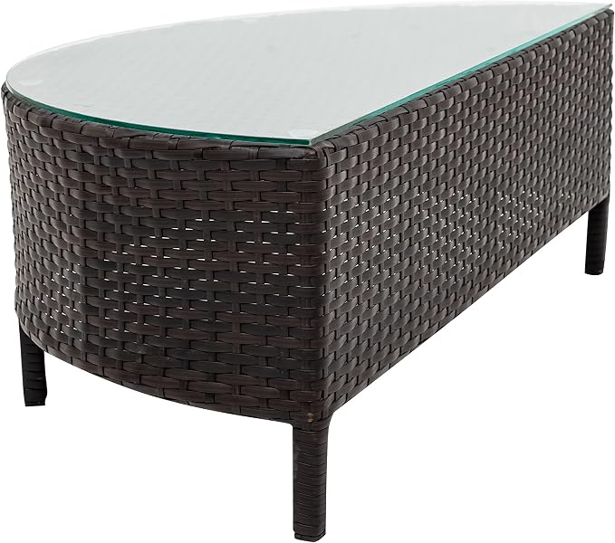 Merax 5-Piece Outdoor Sectional Sofa Set, All-Weather PE Wicker Patio Furniture - Image 6