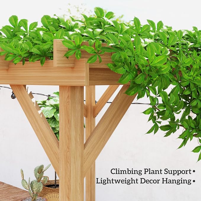 Outsunny 6.6' x 6.6' Outdoor Pergola - Image 8
