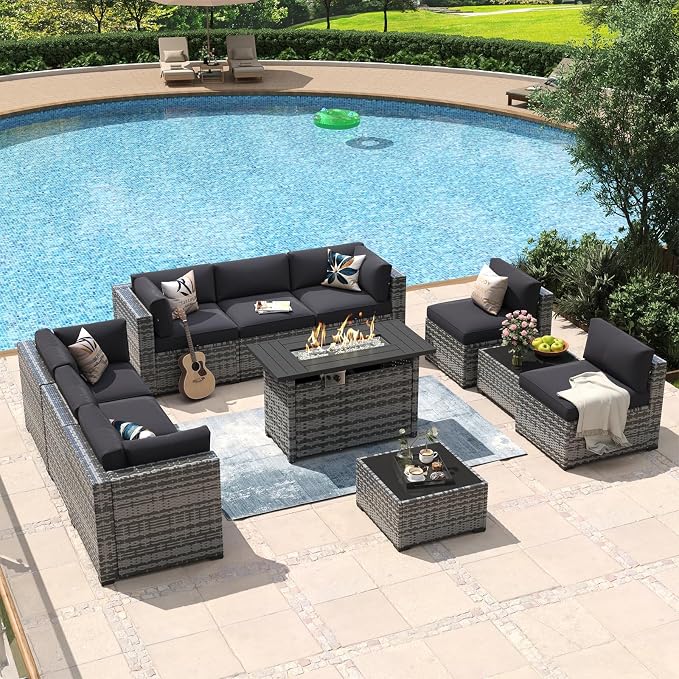 Aoxun 11 Piece Patio Furniture Set by Aoxun