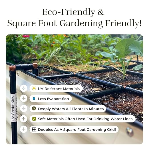 Garden Grid Watering System | Raised Garden Bed Drip Irrigation System – But - Image 5