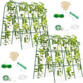 2 Pack Cucumber Trellis for Raised Bed, U-Shape Garden Trellis for Climbing by TOCCYARD