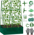 Cucumber Trellis for Garden, 34 X 47 Inches A Frame Gardening Trellis by Tidponra