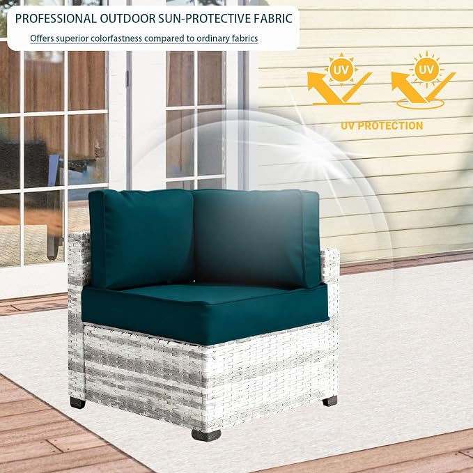 Outdoor Cushion Covers for Patio Furniture, Patio Cushion Covers Replacement - Image 3