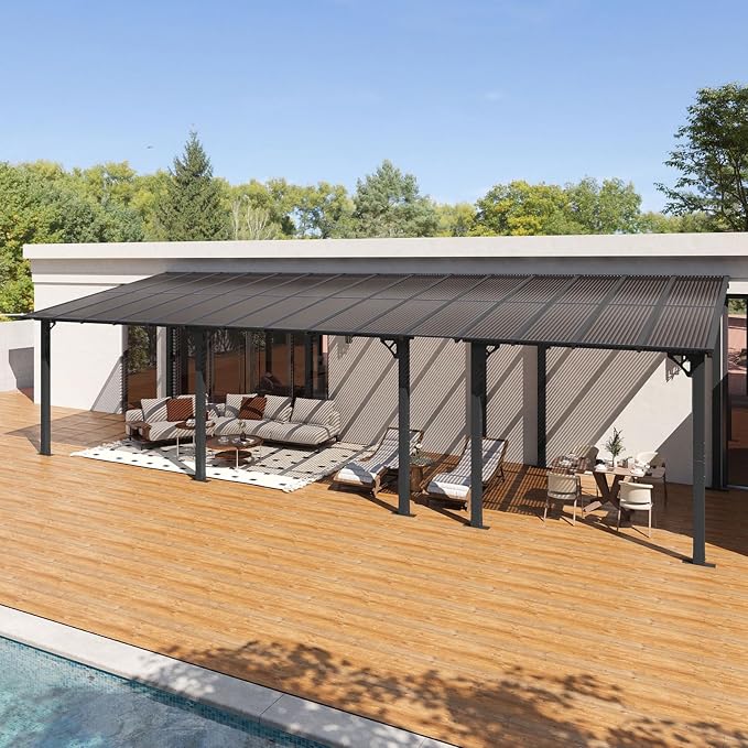 Aoxun 30' x 10' Pergola for Patio, Gazebo by Aoxun