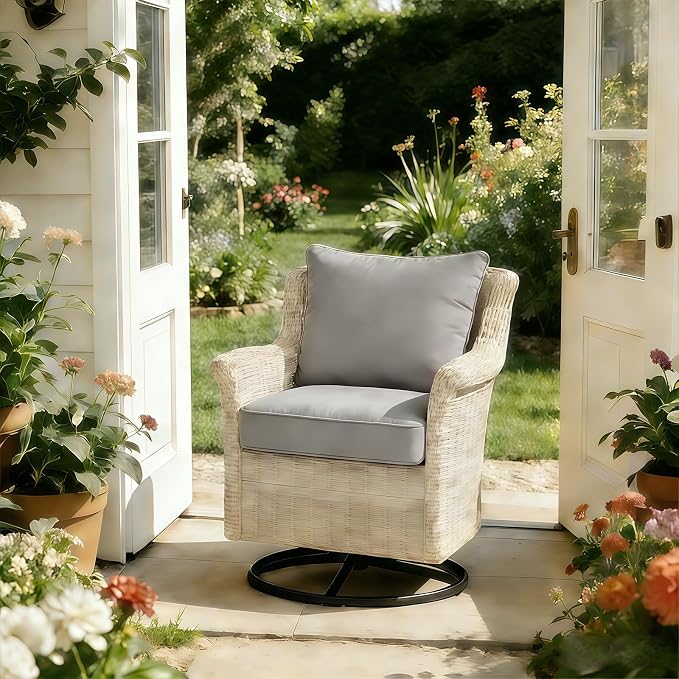 Goodgoods 24 x 24 Outdoor Patio Deep Seat Cushions 2-Pack, 1000+ Hours - Image 6