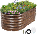 1MORE Galvanized Raised Garden Bed- Planter Garden Boxes Outdoor, Raised Beds by 1MORE