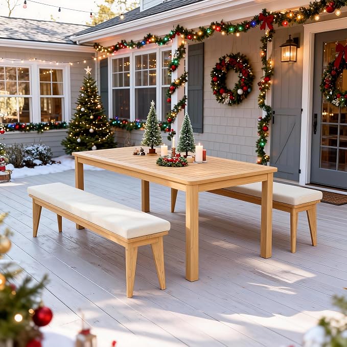 Wisteria Lane 3 Pieces Acacia Patio Dining Set - Image 6