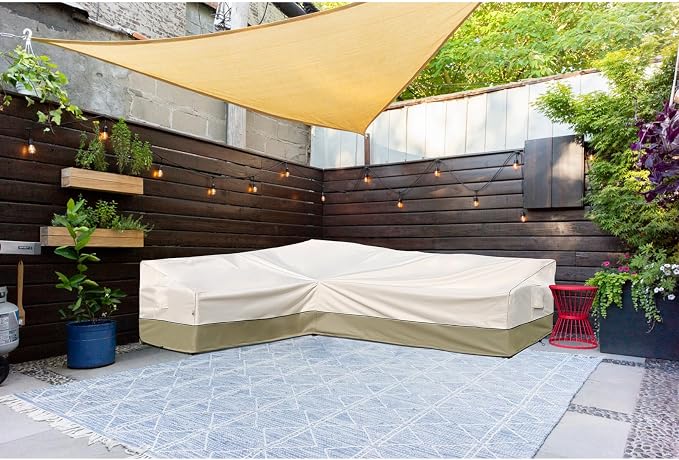 Outdoor Sectional Cover- Patio Furniture Covers Waterproof Rip-Stop Anti-UV - Image 2