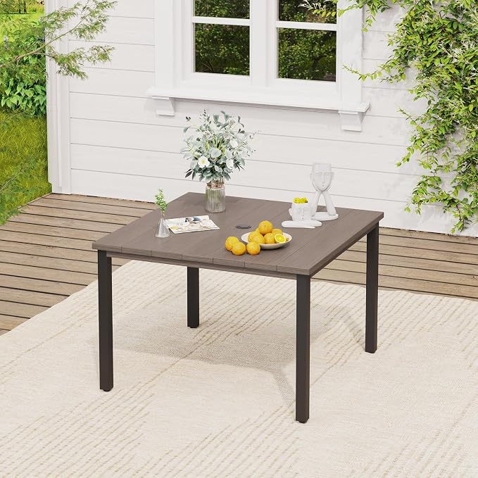 VICLLAX Square Patio Dining Table - Image 5