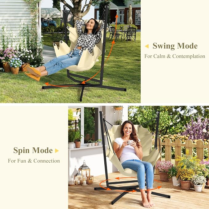 360° Swivel Hammock Swing Chair - Image 2