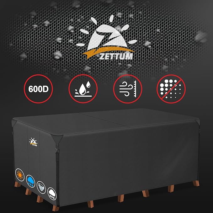 Zettum Patio Furniture Cover Rectangle - Image 6