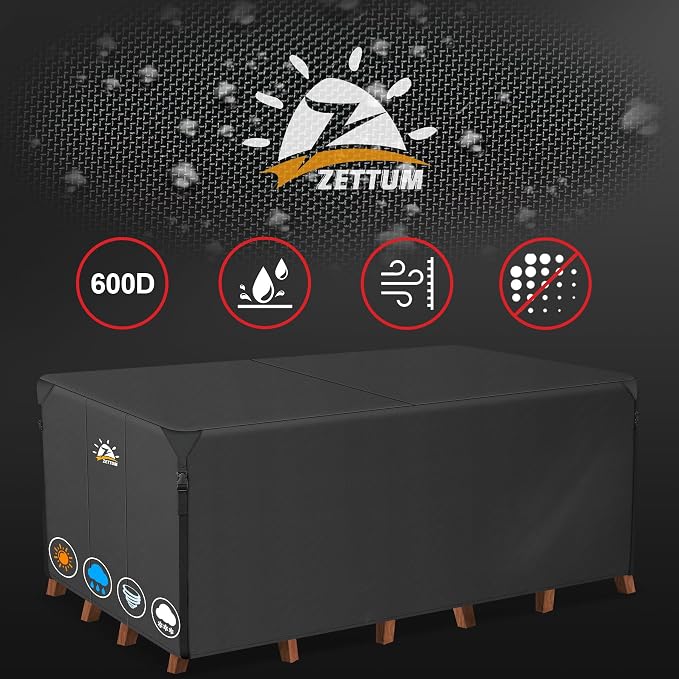 Zettum Patio Furniture Cover Rectangle - Image 6