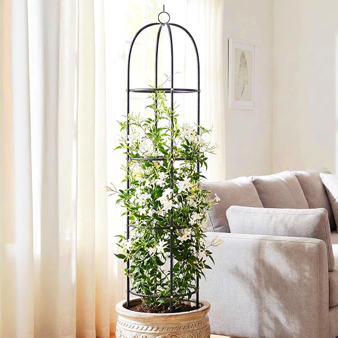 Metal Trellis for Climbing Plants Outdoor, 2026 Upgrade 100% Metal - Image 8