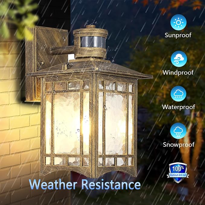 Bronze Outdoor Motion Sensor Lights - Image 6