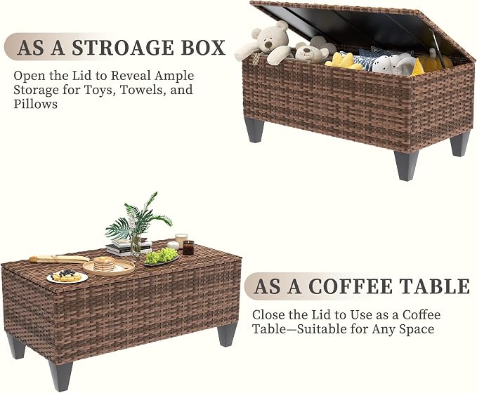 UDPATIO Patio Furniture Set, 5 Pieces Outdoor Furniture Sets - Image 8