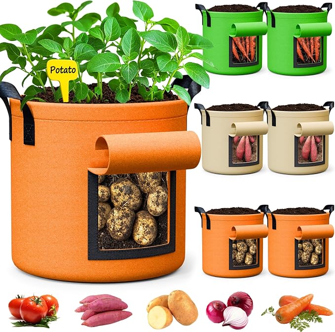 20 Gallon Large Potato Grow Bags by RVZHI