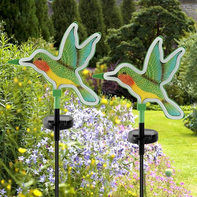 Solar Hummingbird Garden Lights, Halloween Outdoor Lights Decor, LED - Image 5