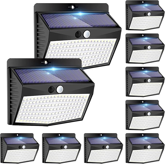 Peasur Solar Outdoor Lights, Solar Motion Sensor Security Lights by Peasur