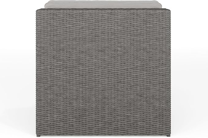 Martha Stewart Bedford Indoor-Outdoor Modular Patio Curved Sectional Sofa Seat - Image 9