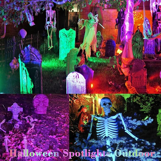 RGBW Multicolor Spotlight Outdoor: 16 Color Changing Landscape Lighting - Image 9