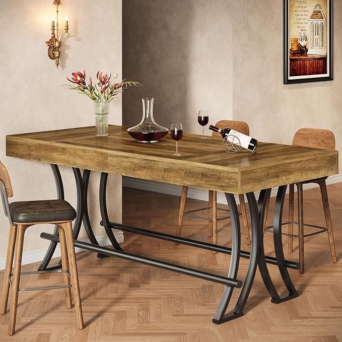 Tribesigns 63" Counter Height Bar Table - Image 6