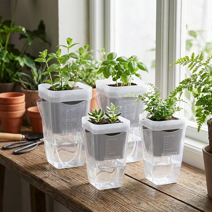 QCQHDU 2 Inch Mini Self Watering Pots - Image 7