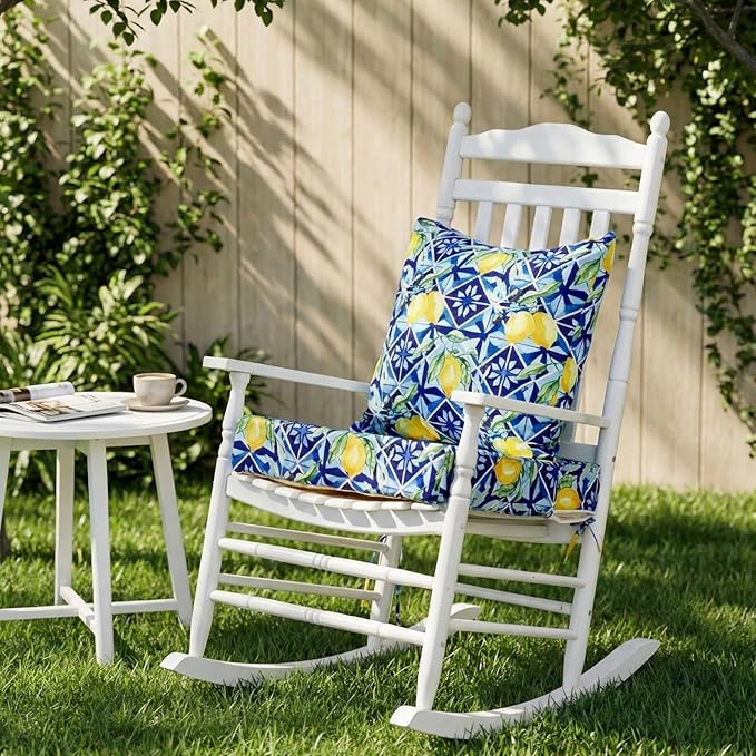 Hoteam 4 Set Outdoor Chair Patio Cushions 20 x 20 Inch Deep Seat Waterproof - Image 7
