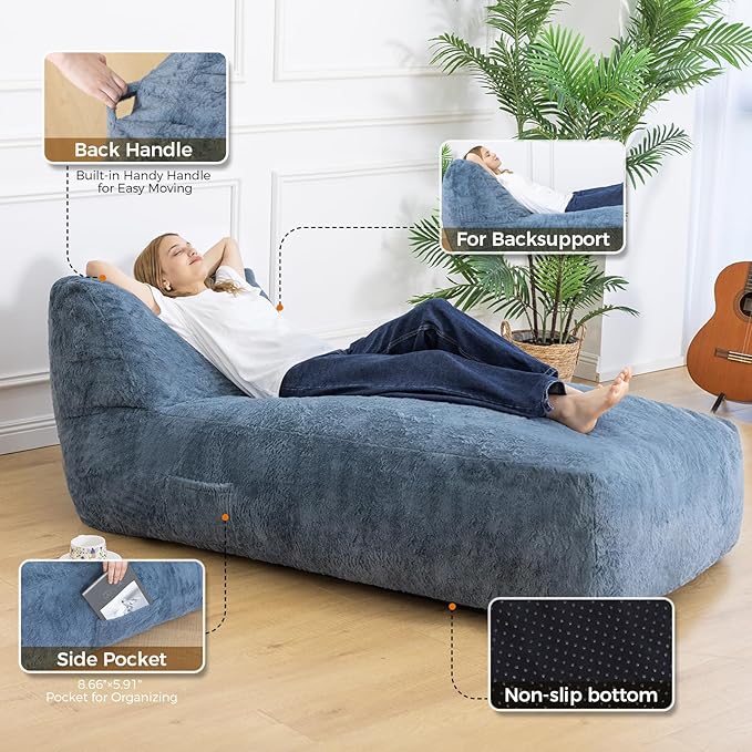 Giant Bean Bag Lounger Chair for Adults - Image 3