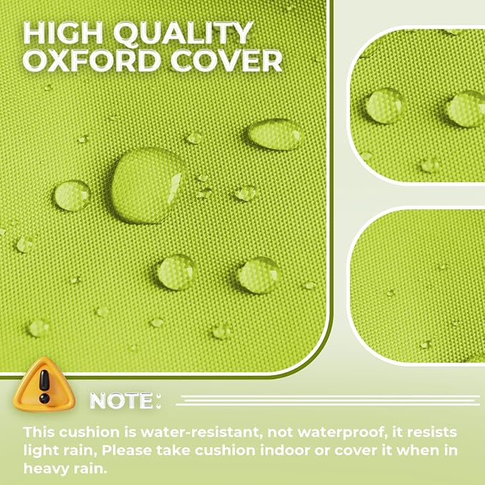 Waterproof Chaise Lounge Chair Cushions Outdoor 74.4 x 22 x 4.7 Inches - Image 7