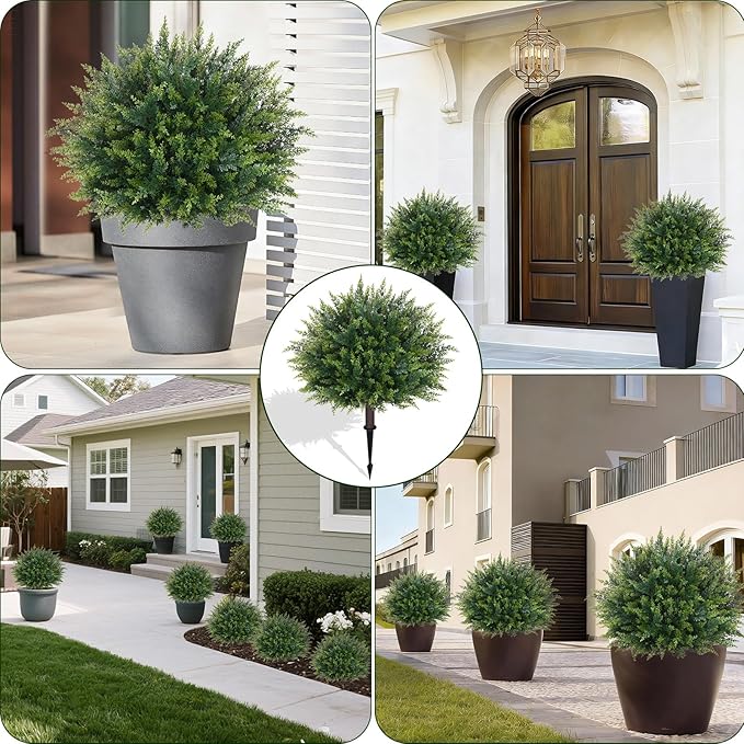 Waipfaru Artificial Plants Outdoor, UV-Resistant Fake Plants Fake Bushes - Image 6
