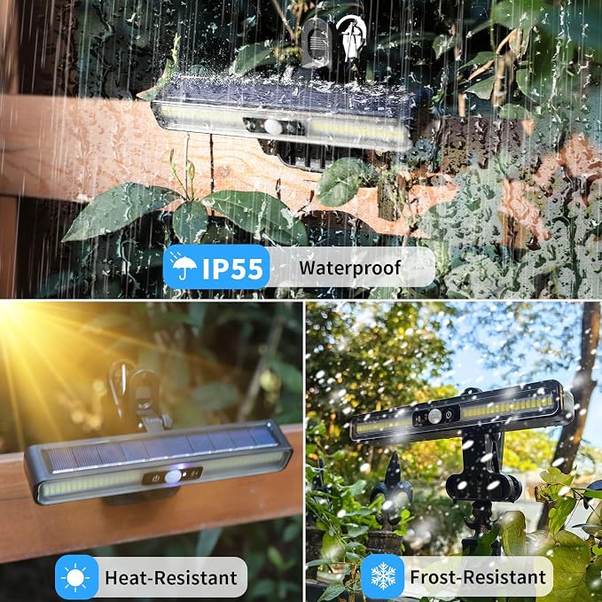 Clip On Solar Motion Lights Outdoor Waterproof, 1 Pack Motion Sensor Outdoor - Image 7