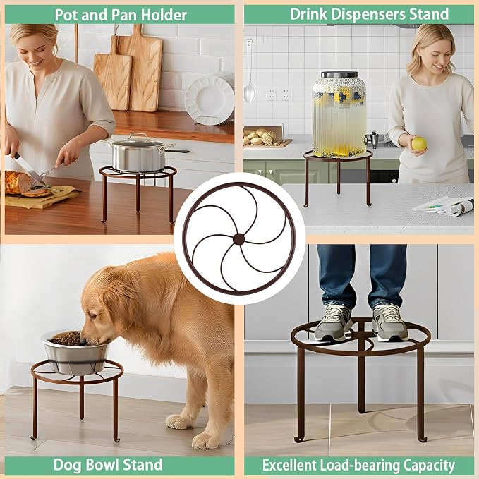 5 PackHeavy Duty Rack for Planter, Anti-Rust Flower Pot Stand Holder for - Image 6