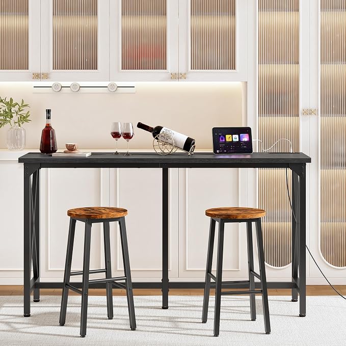 55'' Bar Table, Kitchen Dining Table by Choezon